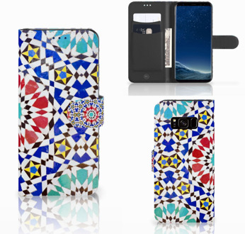 B2Ctelecom Bookcover Samsung Galaxy S8 Design Mozaïek