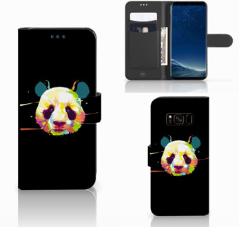 B2Ctelecom Bookcover Samsung Galaxy S8 Design Panda Color