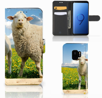 B2Ctelecom Bookcover Samsung Galaxy S9 Schaap en Lammetje