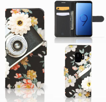 B2Ctelecom Bookcover Samsung Galaxy S9 Vintage Camera