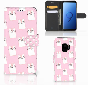 B2Ctelecom Bookcover Samsung S9 Sleeping Cats