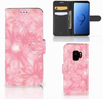 B2Ctelecom Bookcover Samsung S9 Spring Flowers