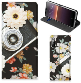 B2Ctelecom Bookcover Sony Xperia L4 Smart Cover Vintage Camera