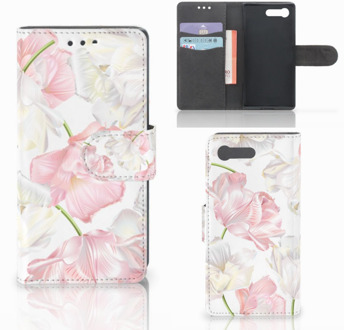 B2Ctelecom Bookcover Sony Xperia X Compact Design Lovely Flowers