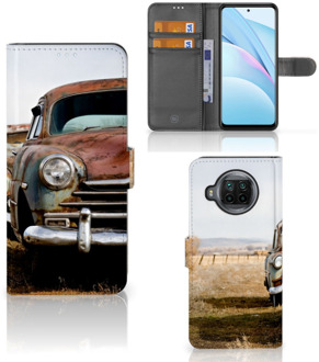 B2Ctelecom Bookcover Xiaomi Mi 10T Lite Telefoonhoesje Vintage Auto