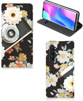 B2Ctelecom Bookcover Xiaomi Mi Note 10 Lite Smart Cover Vintage Camera