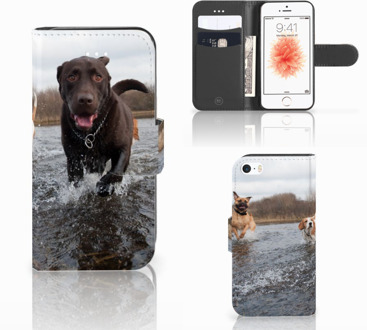 B2Ctelecom Bookhoesje iPhone 5s | SE Honden