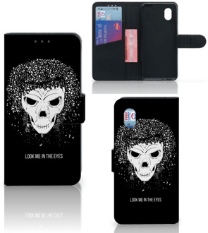 B2Ctelecom Bookstyle Case Alcatel 1B (2020) Telefoonhoesje met Tekst Skull Hair