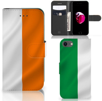 B2Ctelecom Bookstyle Case hoesje iPhone 7 | 8 Ierland