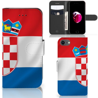 B2Ctelecom Bookstyle Case hoesje iPhone 7 | 8 Kroatië