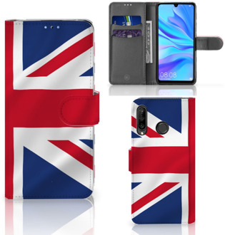 B2Ctelecom Bookstyle Case Huawei P30 Lite Telefoonhoesje Groot-Brittannië