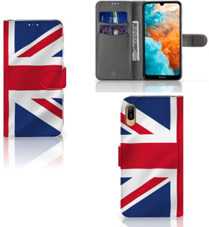 B2Ctelecom Bookstyle Case Huawei Y6 (2019) Telefoonhoesje Groot-Brittannië