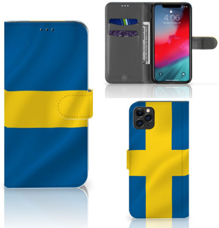 B2Ctelecom Bookstyle Case iPhone 11 Pro Max Zweden