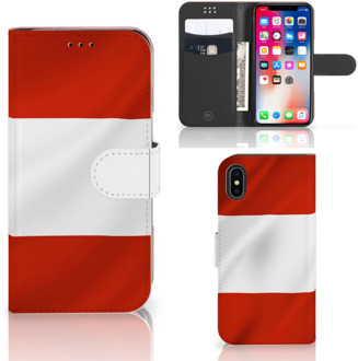 B2Ctelecom Bookstyle Case  iPhone X | Xs Oostenrijk