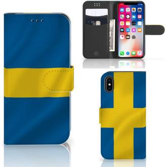 B2Ctelecom Bookstyle Case  iPhone X | Xs Zweden