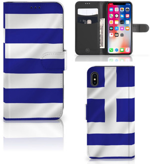 B2Ctelecom Bookstyle Case iPhone Xs Max Griekenland