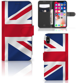 B2Ctelecom Bookstyle Case iPhone Xs Max Telefoonhoesje Groot-Brittannië