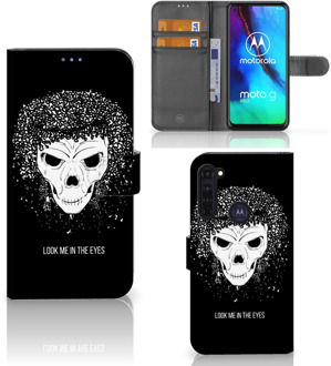 B2Ctelecom Bookstyle Case Motorola Moto G Pro Telefoonhoesje met Tekst Skull Hair