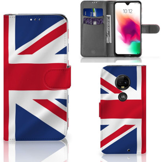 B2Ctelecom Bookstyle Case Motorola Moto G7 | G7 Plus Telefoonhoesje Groot-Brittannië