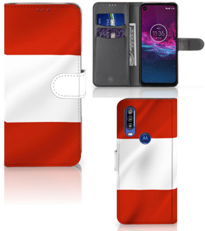 B2Ctelecom Bookstyle Case Motorola One Action Oostenrijk