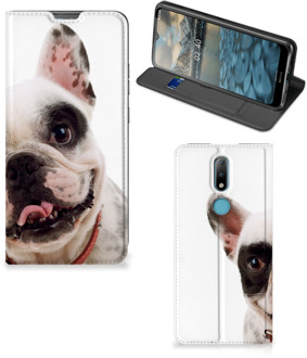 B2Ctelecom Bookstyle Case Nokia 2.4 Smart Cover Franse Bulldog