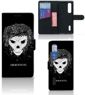 B2Ctelecom Bookstyle Case OPPO Find X2 Pro Telefoonhoesje met Tekst Skull Hair