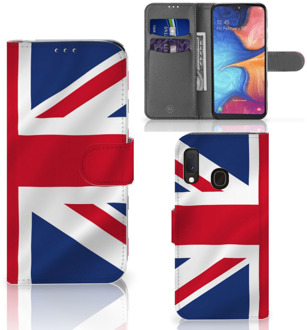 B2Ctelecom Bookstyle Case Samsung Galaxy A20e Telefoonhoesje Groot-Brittannië