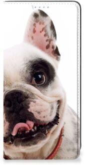 B2Ctelecom Bookstyle Case Samsung Galaxy A21s Smart Cover Franse Bulldog