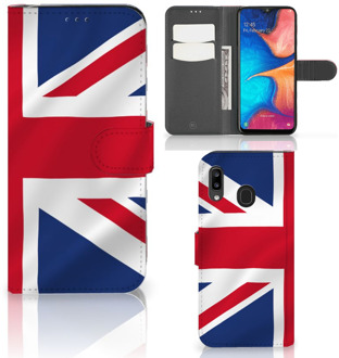 B2Ctelecom Bookstyle Case Samsung Galaxy A30 Telefoonhoesje Groot-Brittannië