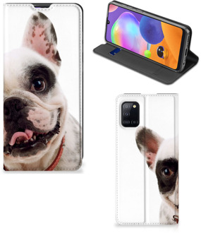 B2Ctelecom Bookstyle Case Samsung Galaxy A31 Smart Cover Franse Bulldog