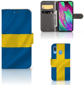 B2Ctelecom Bookstyle Case Samsung Galaxy A40 Zweden