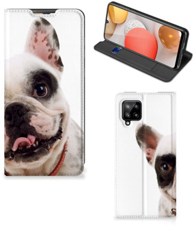 B2Ctelecom Bookstyle Case Samsung Galaxy A42 Smart Cover Franse Bulldog