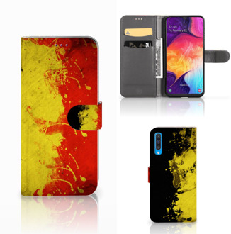 B2Ctelecom Bookstyle Case Samsung Galaxy A50 Belgische Vlag