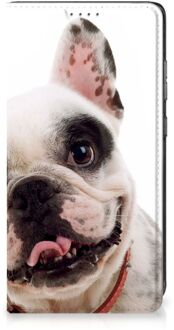 B2Ctelecom Bookstyle Case Samsung Galaxy A52 Smart Cover Franse Bulldog