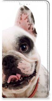 B2Ctelecom Bookstyle Case Samsung Galaxy A71 Smart Cover Franse Bulldog