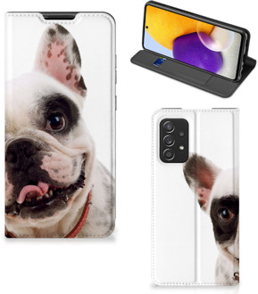 B2Ctelecom Bookstyle Case Samsung Galaxy A72 (5G/4G) Smart Cover Franse Bulldog