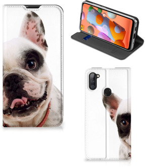 B2Ctelecom Bookstyle Case Samsung Galaxy M11 | A11 Smart Cover Franse Bulldog