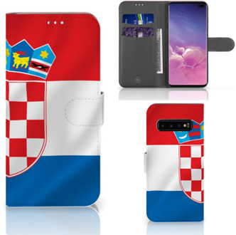 B2Ctelecom Bookstyle Case Samsung Galaxy S10 Plus Kroatië