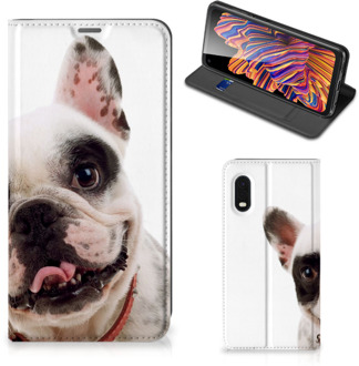 B2Ctelecom Bookstyle Case Samsung Xcover Pro Smart Cover Franse Bulldog