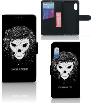 B2Ctelecom Bookstyle Case Samsung Xcover Pro Telefoonhoesje met Tekst Skull Hair