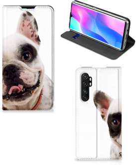 B2Ctelecom Bookstyle Case Xiaomi Mi Note 10 Lite Smart Cover Franse Bulldog