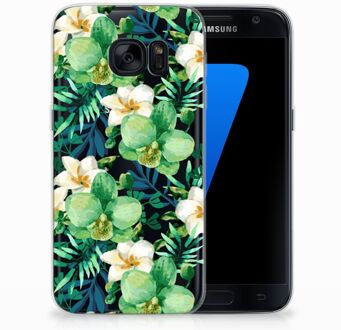 B2Ctelecom Bumper Case Samsung S7 Orchidee Groen