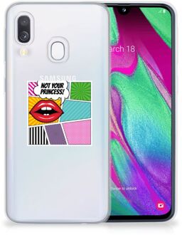 B2Ctelecom Bumper Cover Samsung A40 Popart Princess