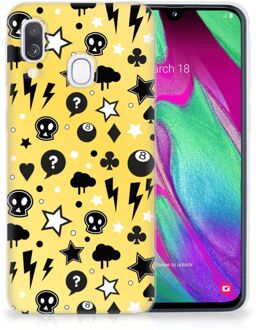 B2Ctelecom Bumper Cover Samsung A40 Punk Yellow