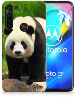 B2Ctelecom Bumper Hoesje Motorola Moto G8 Power Smartphone hoesje Panda