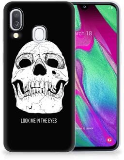 B2Ctelecom Bumper Hoesje Samsung A40 Skull Eyes