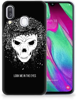 B2Ctelecom Bumper Hoesje Samsung A40 Skull Hair