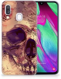 B2Ctelecom Bumper Hoesje Samsung A40 Skullhead