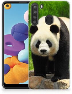 B2Ctelecom Bumper Hoesje Samsung Galaxy A21 Smartphone hoesje Panda