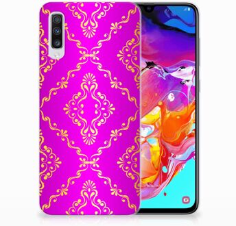 B2Ctelecom Bumper hoesje Samsung Galaxy A70 Barok Roze